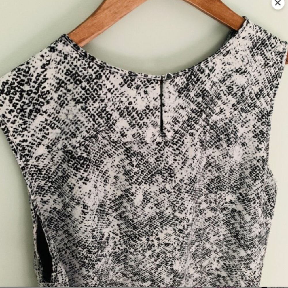 Violet & Claire Snakeskin Print Sleeveless Blouse - Plus Size 2X
